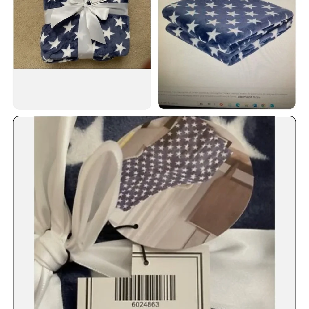 American Star Fleece Throw Blanket